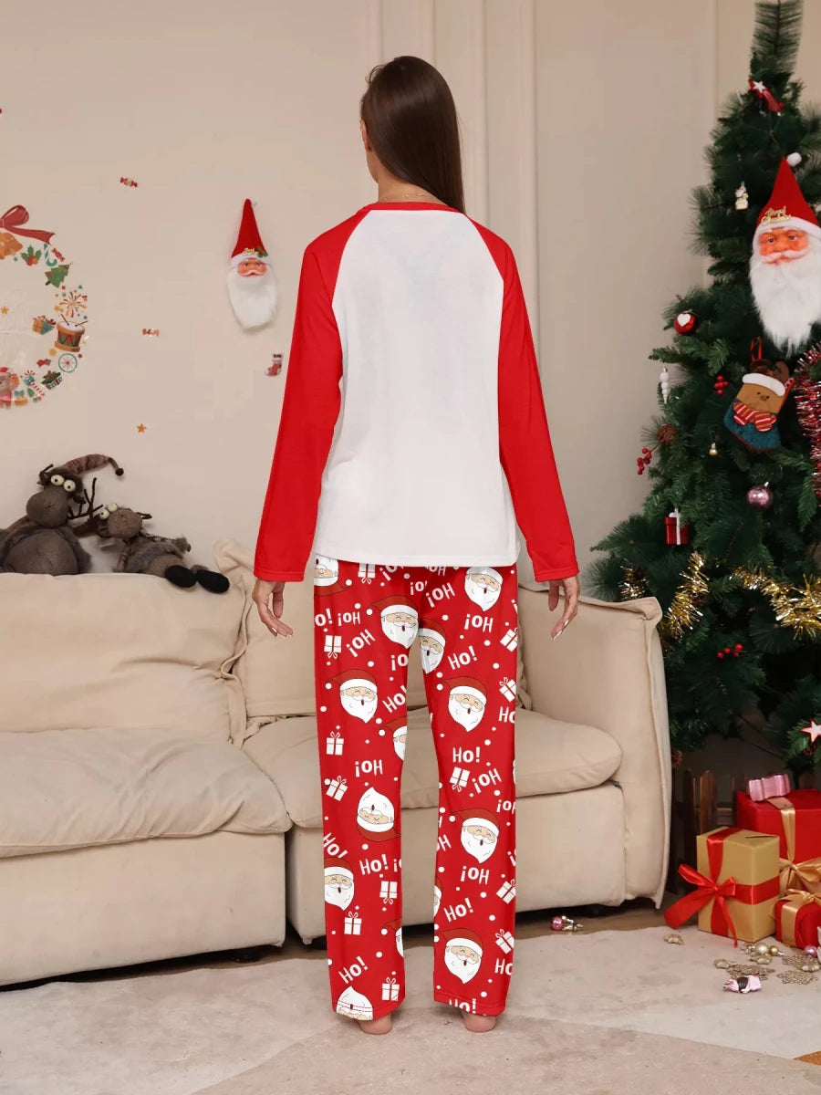 Santa Claus Print | Family Matching Christmas Pajama-Lounging Set | S-4XL - #variant_color# - #variant_size# - #variant_option#